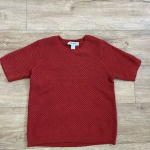 Nine West Terracotta Crew Neck Sweater